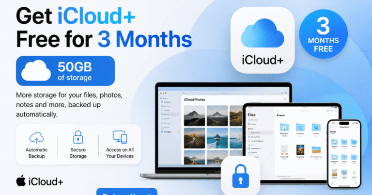 Get iCloud+ Free for 3 Months Indonesia